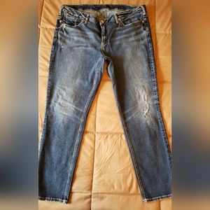Silver Jeans Elise Straight sz 18